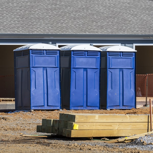 can i customize the exterior of the porta potties with my event logo or branding in White Oak